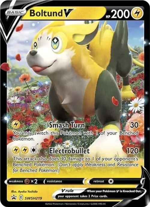 Boltund V - SWSH219 card art