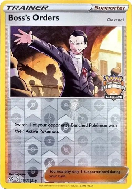 Boss's Orders - 154/192 (Regional Championships) card art