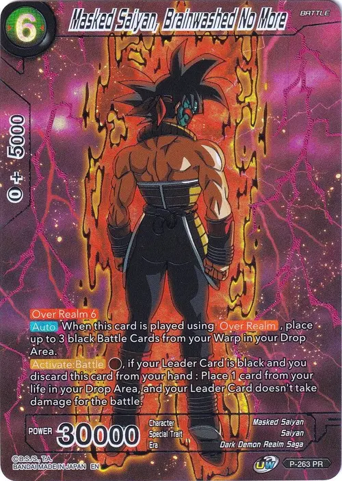 Masked Saiyan, Brainwashed No More card art