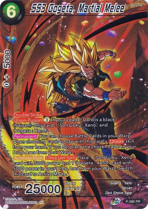 SS3 Gogeta, Martial Melee card art