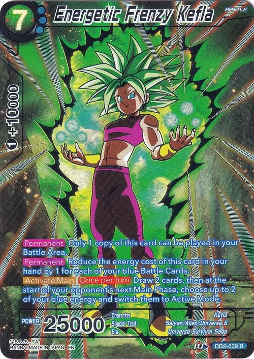 Energetic Frenzy Kefla card art