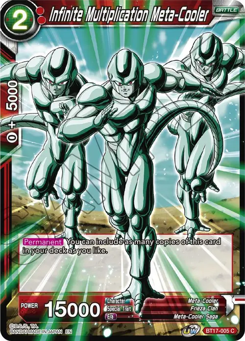 Infinite Multiplication Meta-Cooler (BT17-005) card art