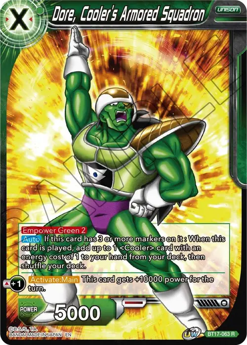 Dore, Cooler's Armored Squadron card art