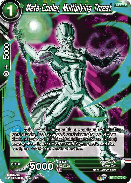 Meta-Cooler, Multiplying Threat card art