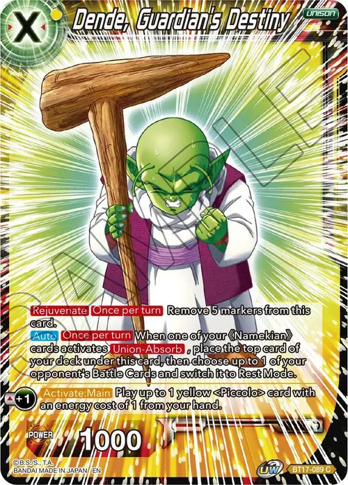 Dende Guardian's Destiny card art