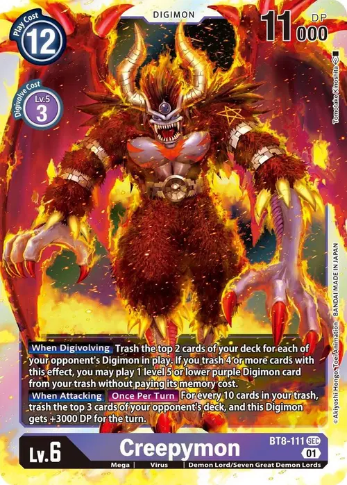 Creepymon card art
