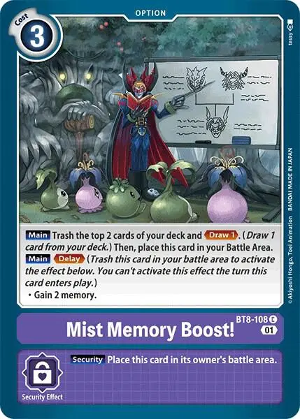 Mist Memory Boost! card art