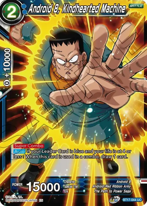 Android 8, Kindhearted Machine card art