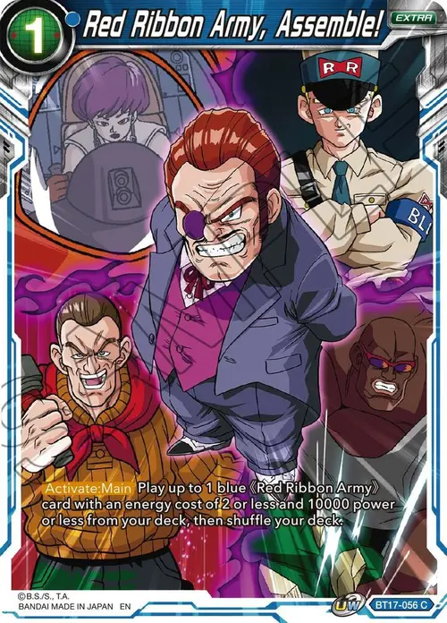 Red Ribbon Army, Assemble! card art