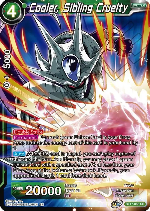 Cooler, Sibling Cruelty card art