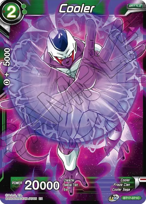 Cooler card art