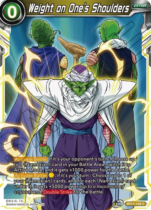 Weight on One's Shoulders card art