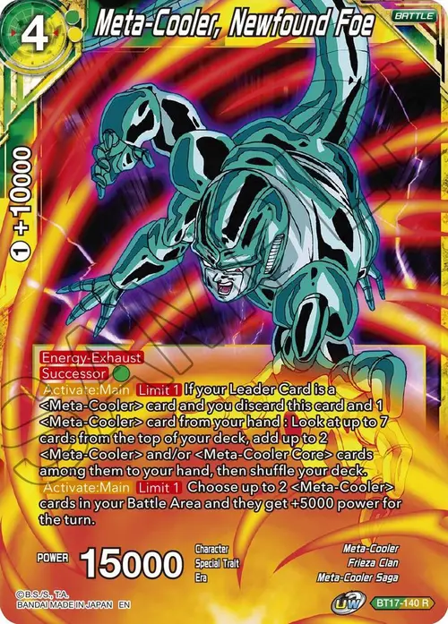 Meta-Cooler, Newfound Foe card art