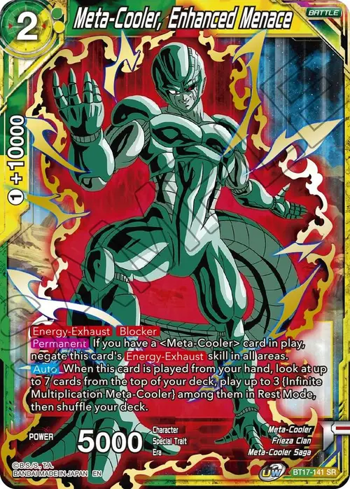 Meta-Cooler, Enhanced Menace card art