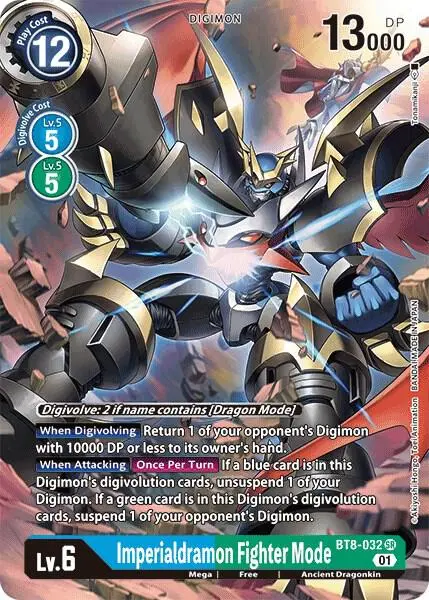 Imperialdramon Fighter Mode (Alternate Art) card art