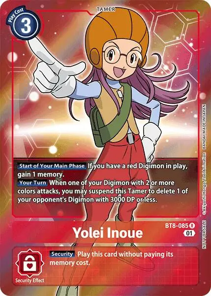 Yolei Inoue (Box Topper) card art