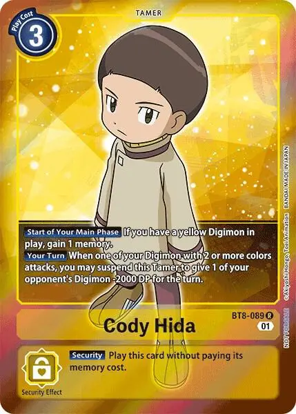 Cody Hida (Box Topper) card art