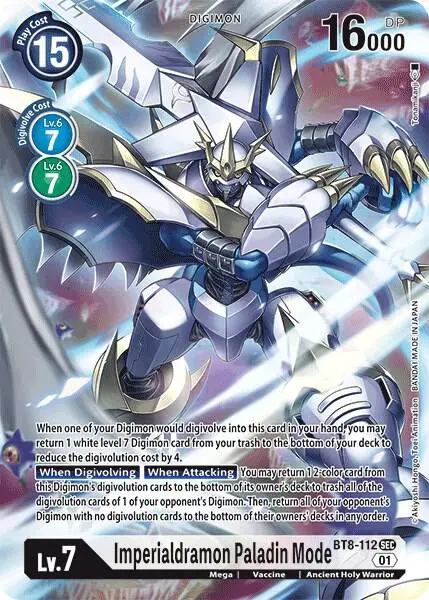Imperialdramon Paladin Mode (Alternate Art) card art
