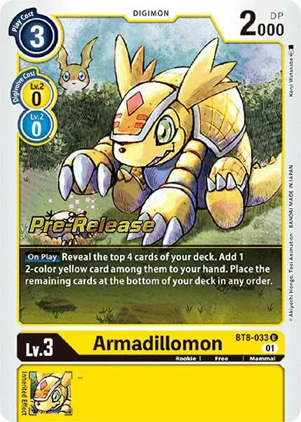 Armadillomon card art