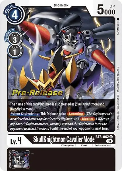 SkullKnightmon Cavalier Mode card art