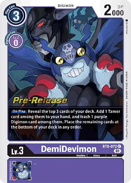 DemiDevimon card art
