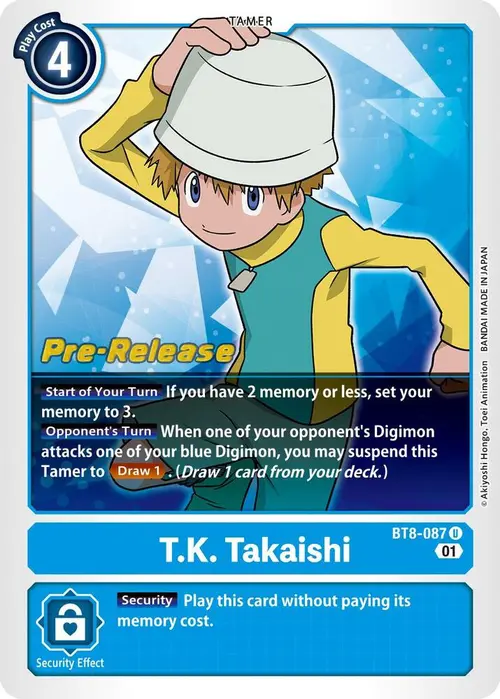 T.K. Takaishi card art