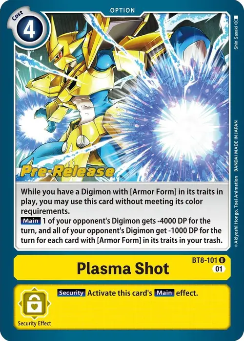 Plasma Shot card art