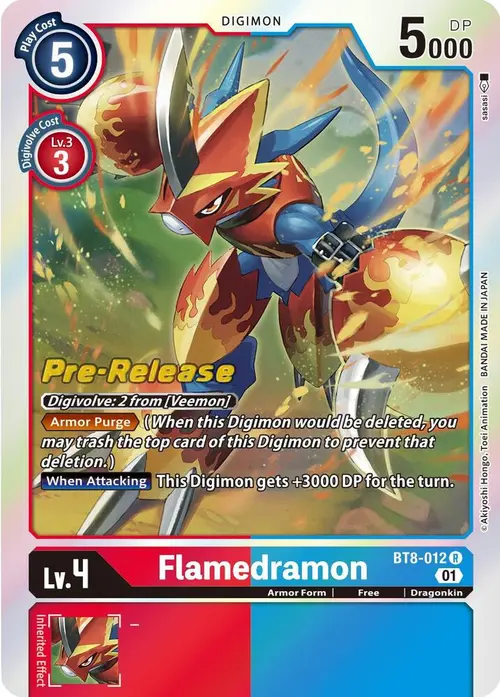Flamedramon card art