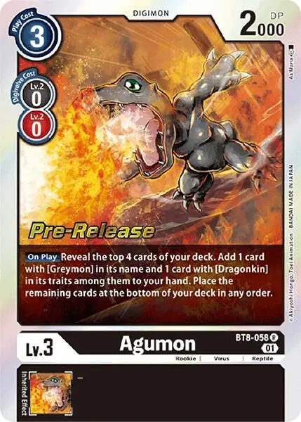 Agumon card art