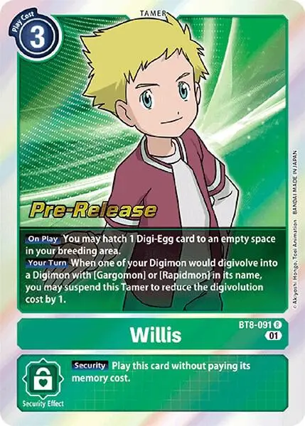 Willis card art