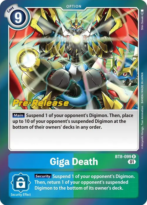 Giga Death card art