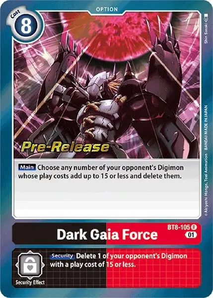 Dark Gaia Force card art