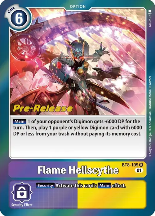 Flame Hellscythe card art