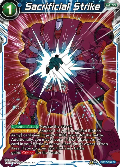 Sacrificial Strike card art