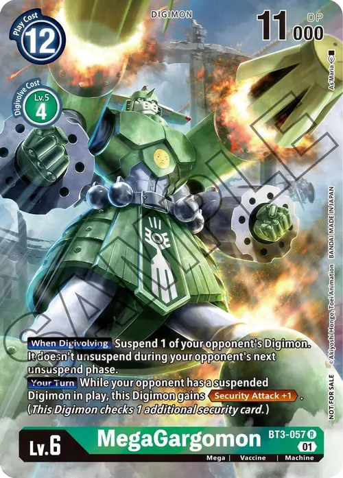 MegaGargomon (Tamer's Card Set 1) card art