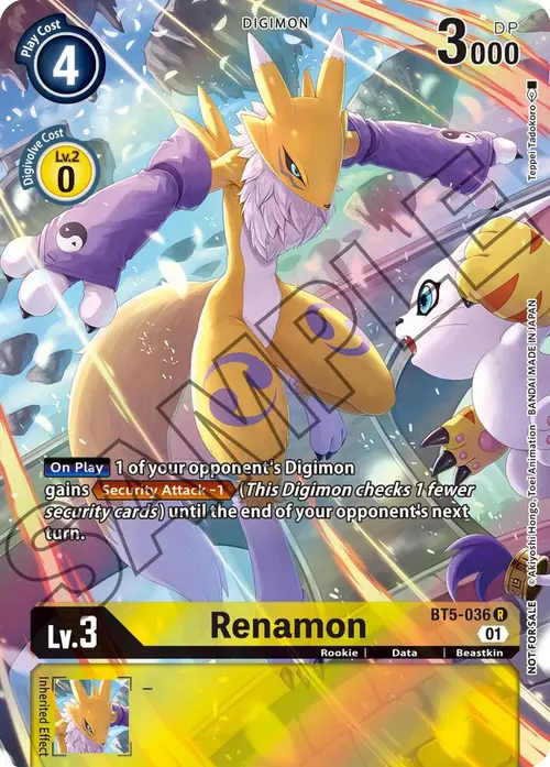 Renamon (Tamer's Card Set 1) card art