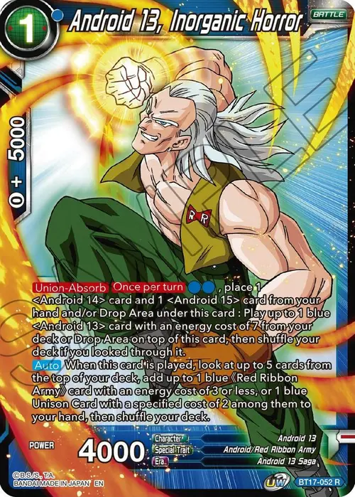 Android 13, Inorganic Horror card art