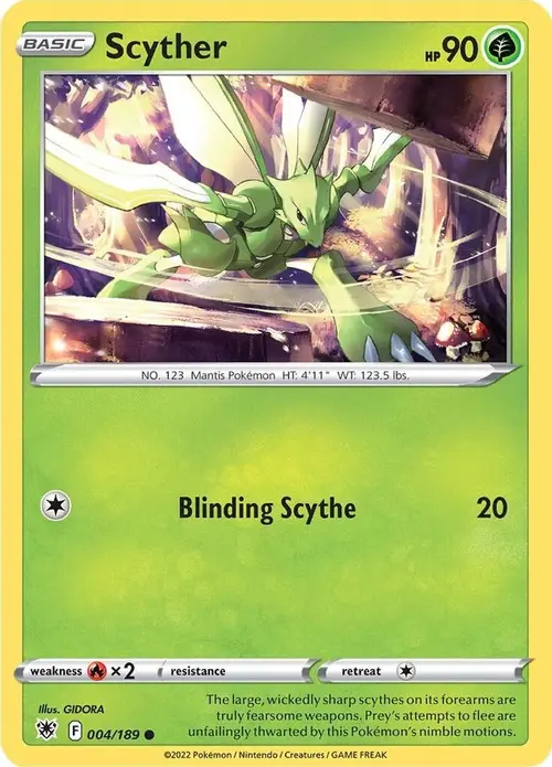 Scyther (004) card art