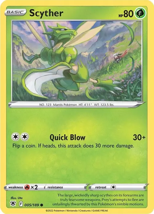 Scyther (005) card art