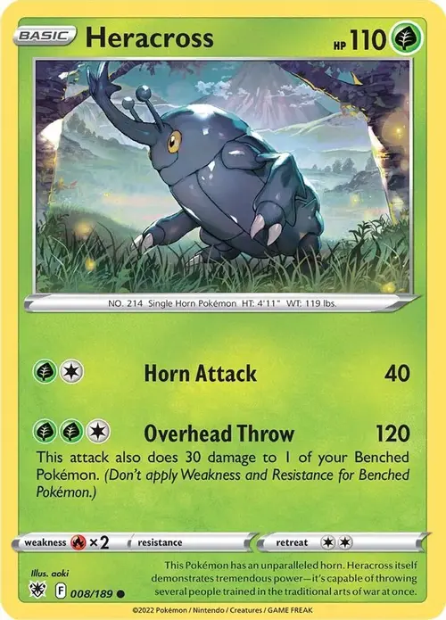 Heracross card art