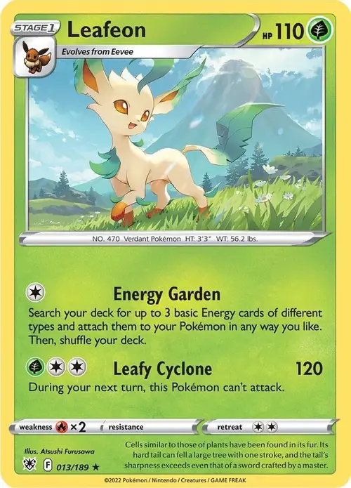 Leafeon card art