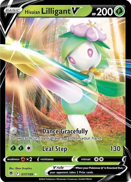 Hisuian Lilligant V card art