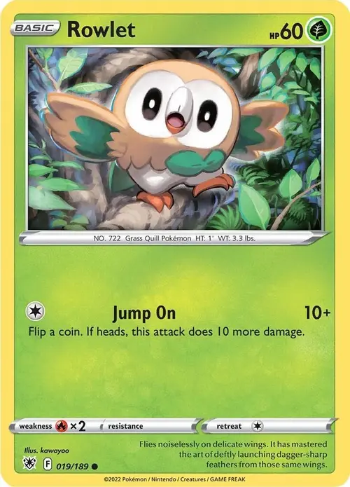 Rowlet card art