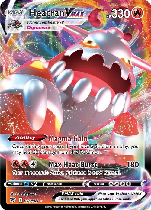 Heatran VMAX card art