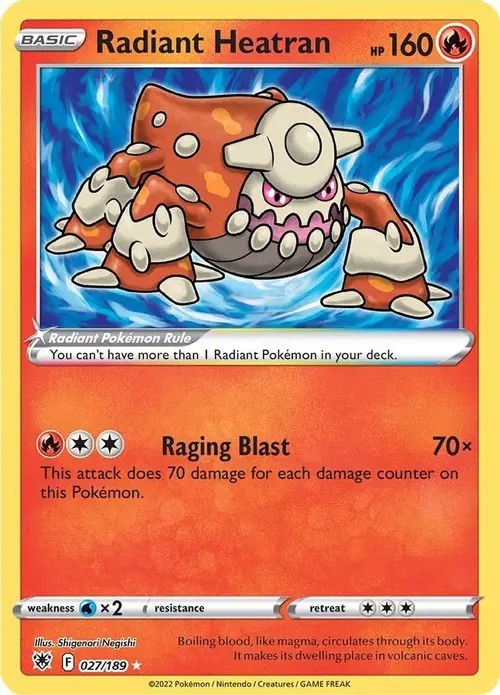 Radiant Heatran card art