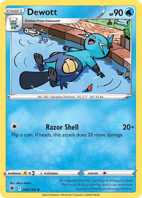 Dewott card art