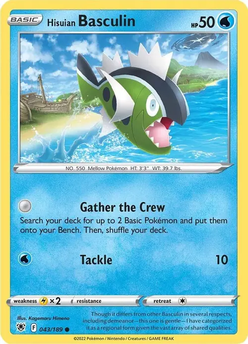 Hisuian Basculin card art