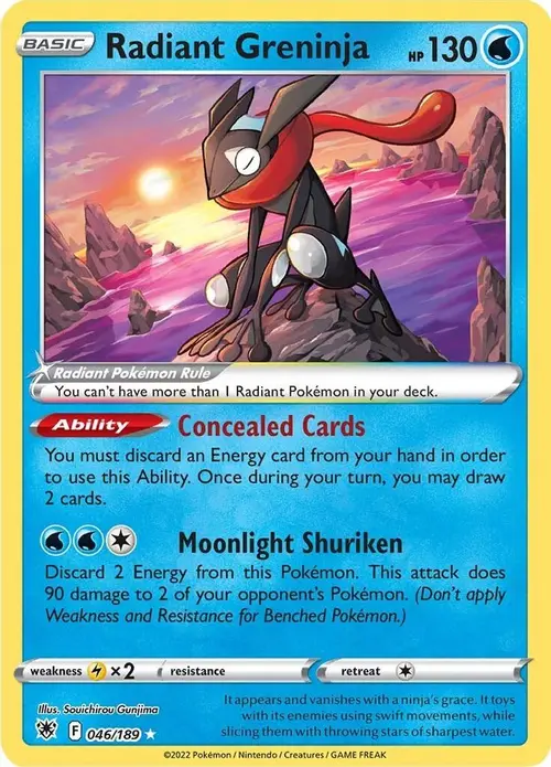 Radiant Greninja card art