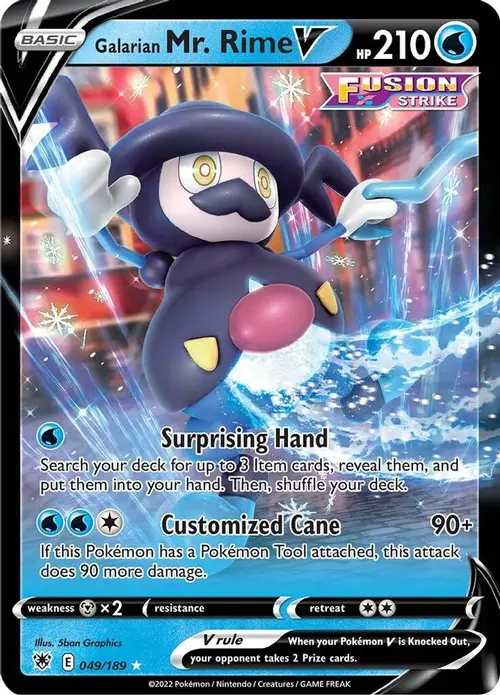 Galarian Mr. Rime V card art