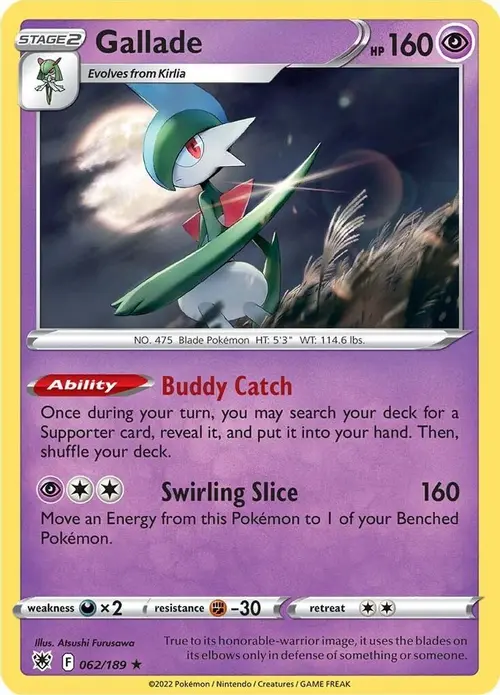 Gallade card art